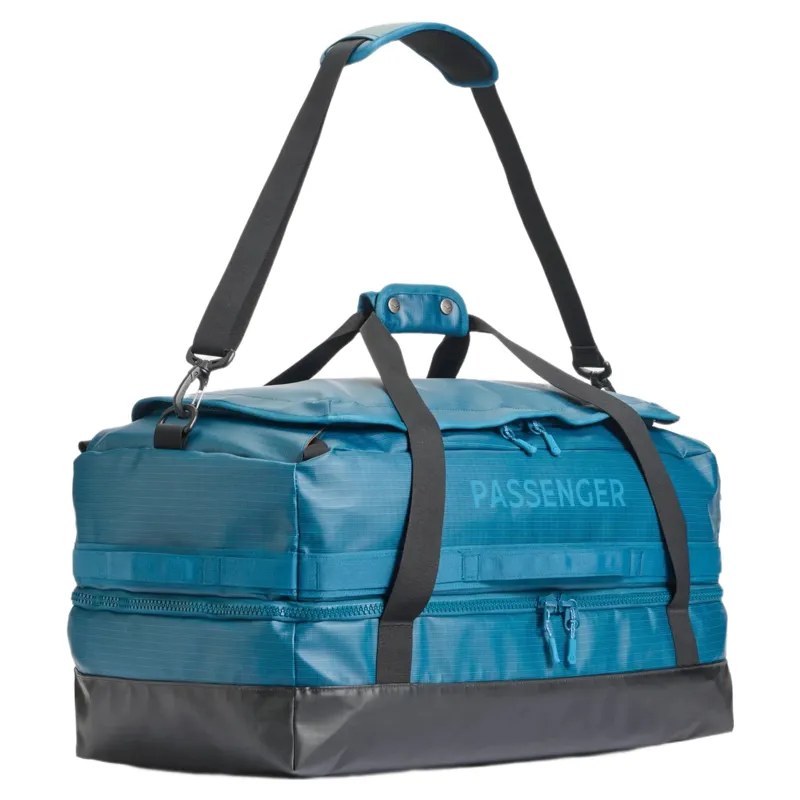 Passenger Roamer Recycled 60L Split Duffel Bag in Tidal Blue-1