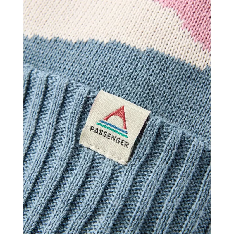 Passenger Scenic Bobble Beanie 2.0 in Scenic Stormy Blue-2