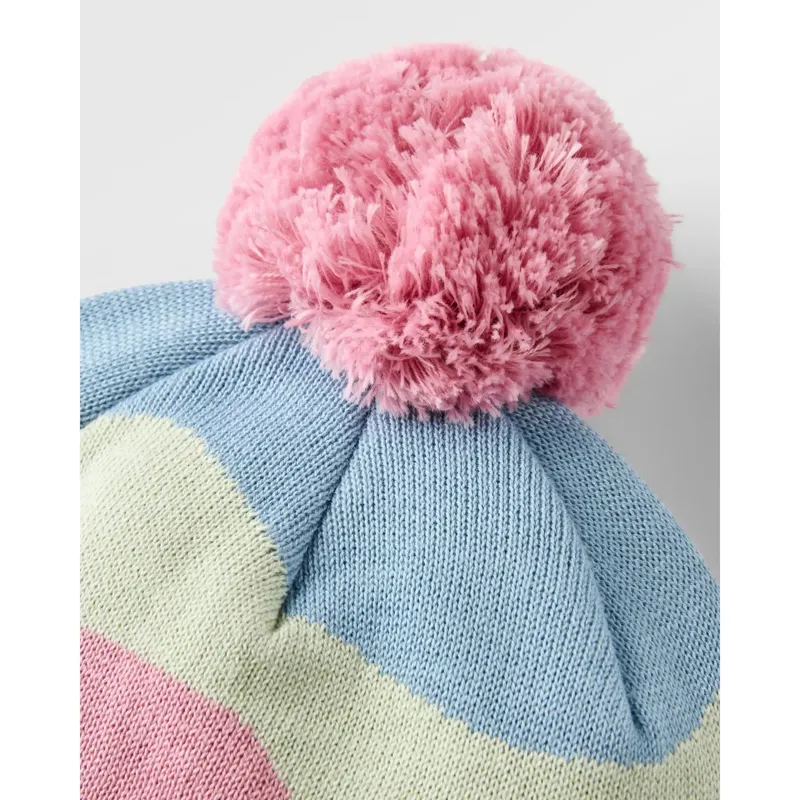 Passenger Scenic Bobble Beanie 2.0 in Scenic Stormy Blue-1
