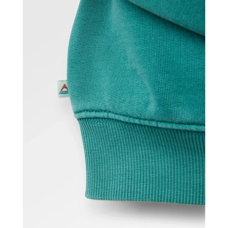 Passenger Womens Downtime Heavyweight Sweatshirt in Pacific Green-4