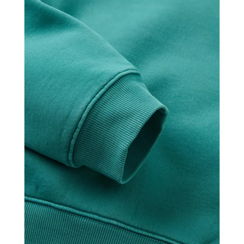 Passenger Womens Downtime Heavyweight Sweatshirt in Pacific Green-2