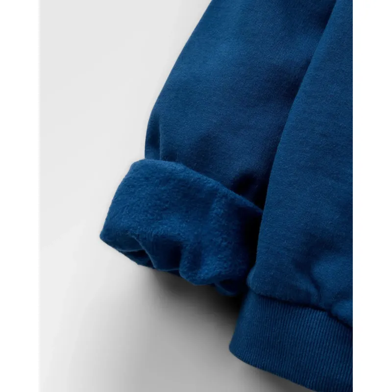 Passenger Womens Lost Patch Relaxed Fit Sweatshirt in Blue Navy-5