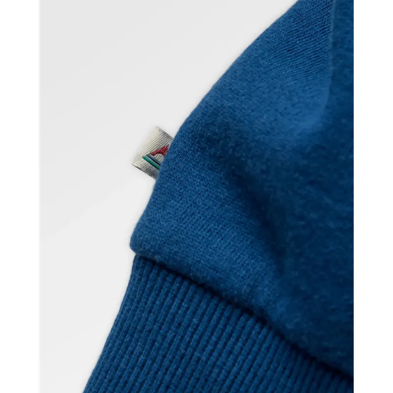 Passenger Womens Lost Patch Relaxed Fit Sweatshirt in Blue Navy-6