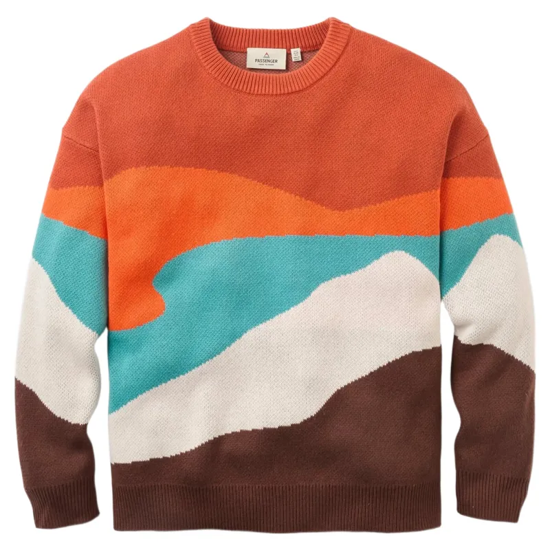 Passenger Womens Scenic 2.0 Recycled Knitted Jumper in Scenic Chestnut