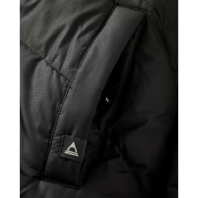 Passenger Womens Tasman Recycled 3.0 Long Insulated Jacket in Black-6