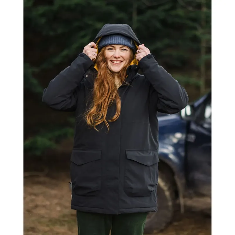 Passenger Womens Telluride Recycled Waterproof Parka in Black-4