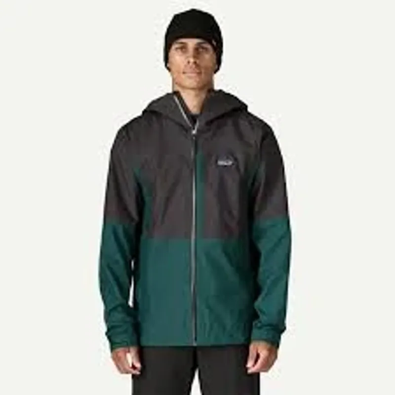 Patagonia Mens Boulder Fork Rain Jacket in Cascade Green-1