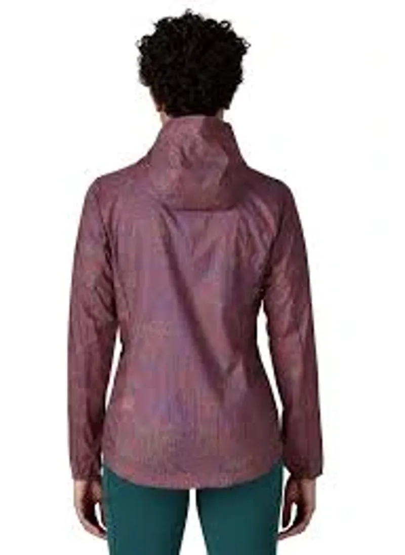 Patagonia Womens Houdini Jacket in Sea Run / Potters Red-1