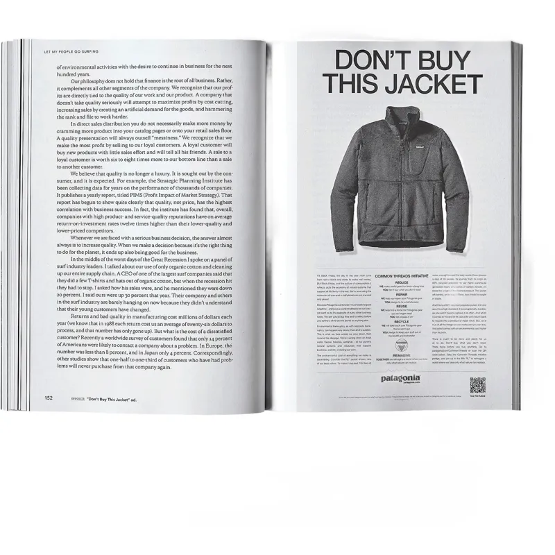 Patagonia Let My People Go Surfing Revised Edition Paperback Book-5