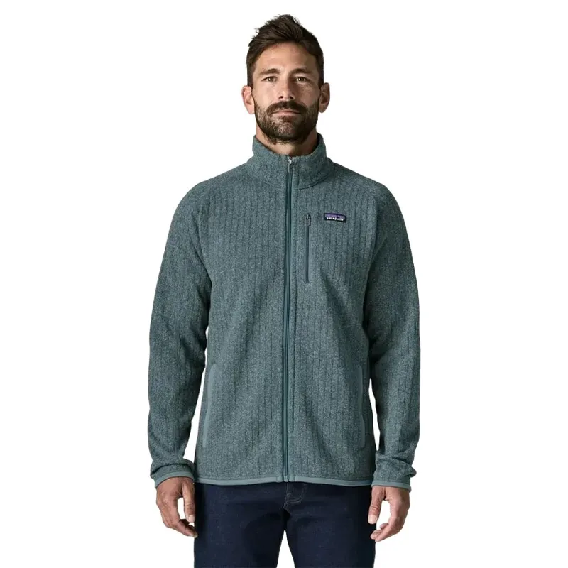 Patagonia Men's Better Sweater Jacket in Blue Sage Rib Knit-1