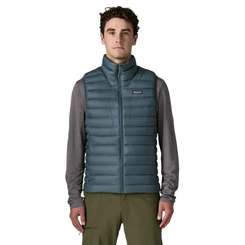 Patagonia Men's Down Sweater Vest in Summit Blue-2