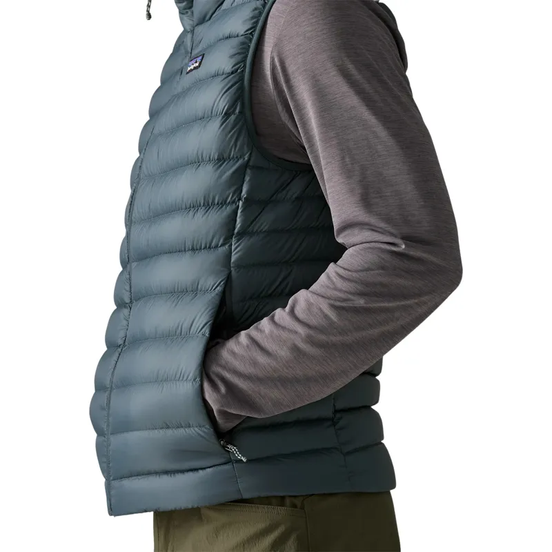 Patagonia Men's Down Sweater Vest in Summit Blue-5