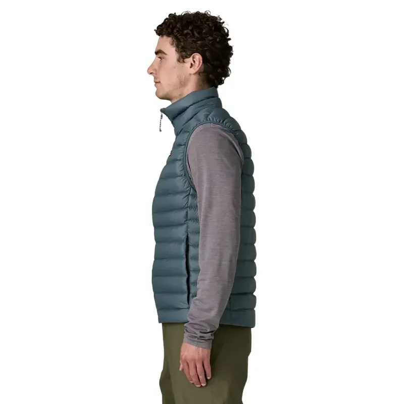 Patagonia Men's Down Sweater Vest in Summit Blue-4