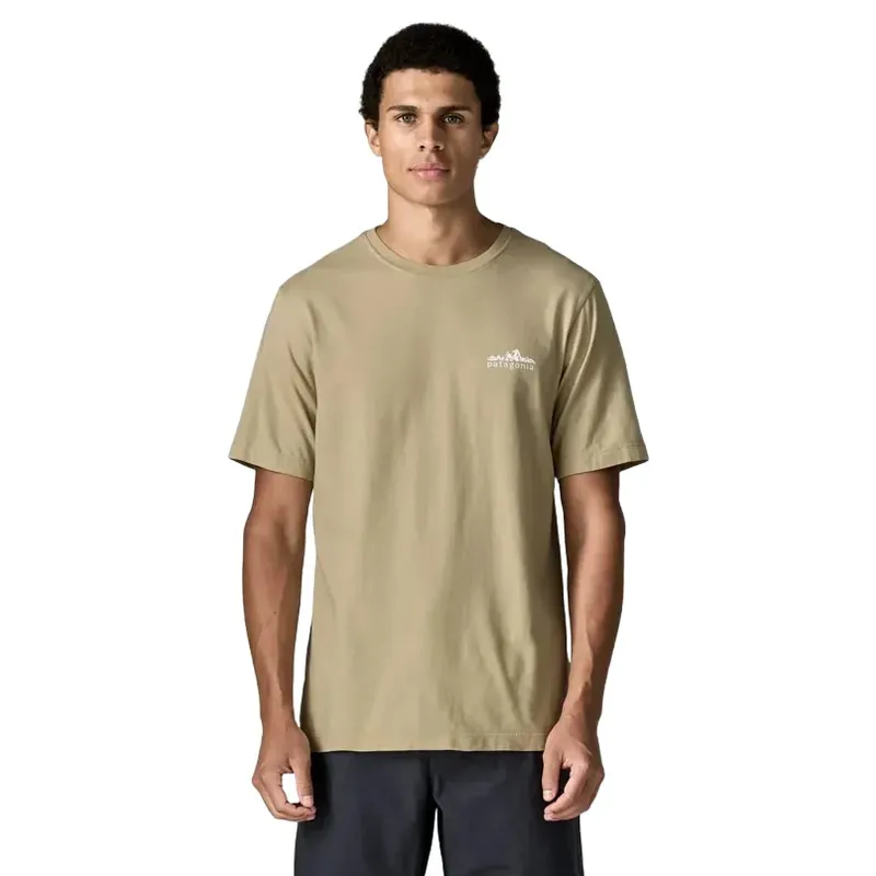 Patagonia Men's Fitz Roy Foothills T-Shirt in Weathered Stone-2