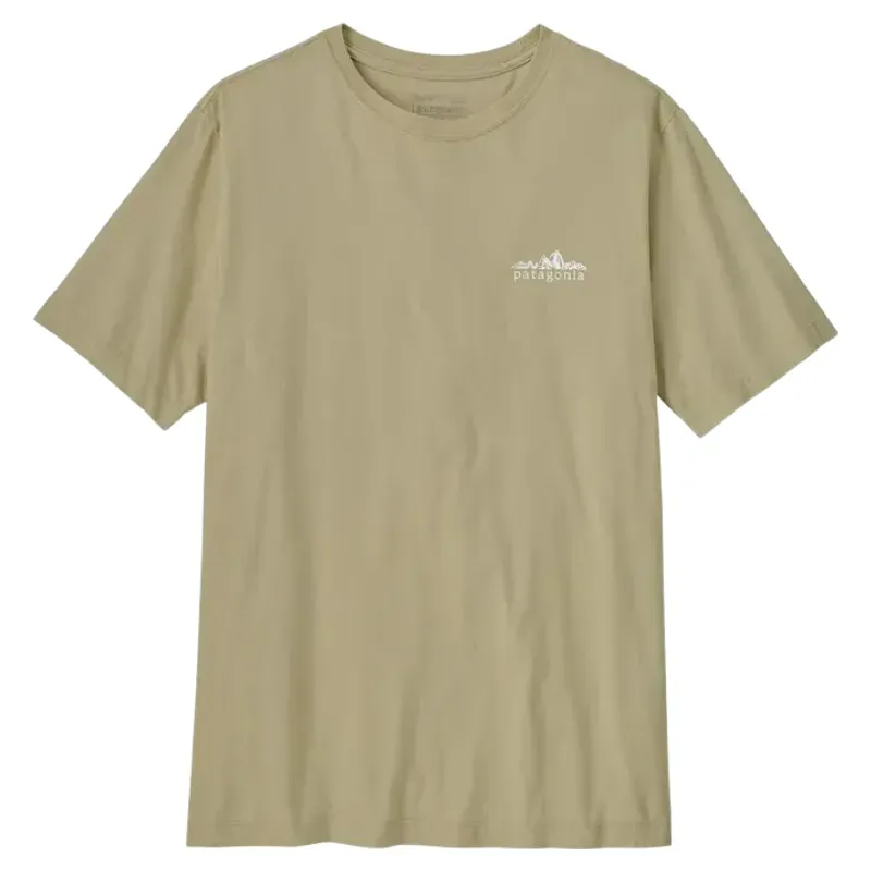Patagonia Men's Fitz Roy Foothills T-Shirt in Weathered Stone-1