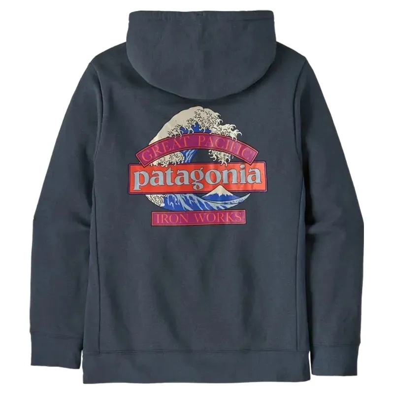 Patagonia Men's Great Waves Uprisal Hoody in Summit Blue-1
