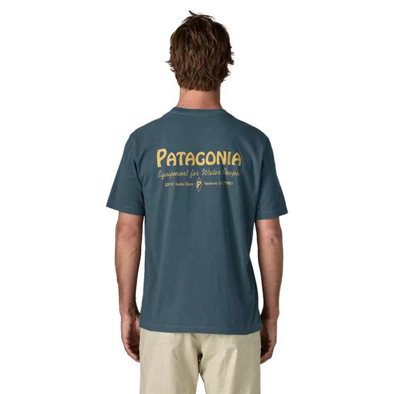 Patagonia Men's Water People Banner T-Shirt in Summit Blue-3