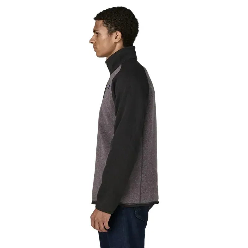Patagonia Men's Better Sweater 1/4 Zip in May Grey-3