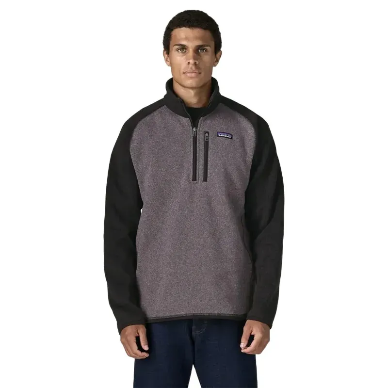 Patagonia Men's Better Sweater 1/4 Zip in May Grey-1