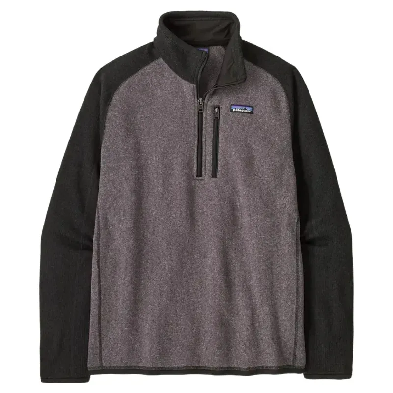 Patagonia Men's Better Sweater 1/4 Zip in May Grey