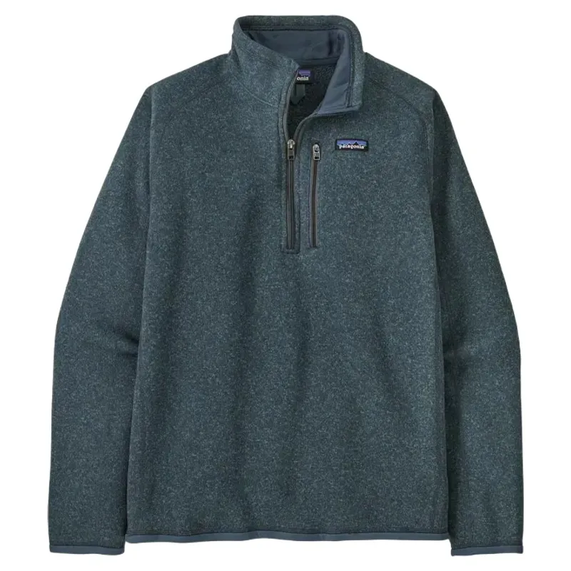 Patagonia Men's Better Sweater 1/4 Zip in Summit Blue