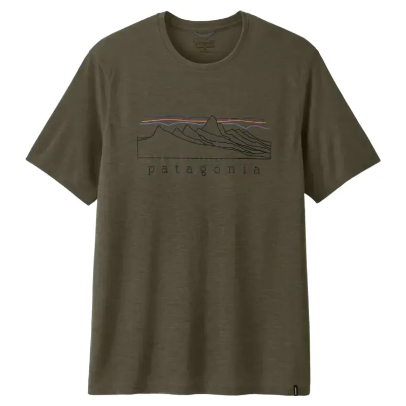 Patagonia Mens Capilene Cool Trail Stratapeaks Shirt in Basin Green-1