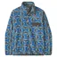 Patagonia Mens LW Synch Snap-T Pullover in Deep Freeze / Forge Grey