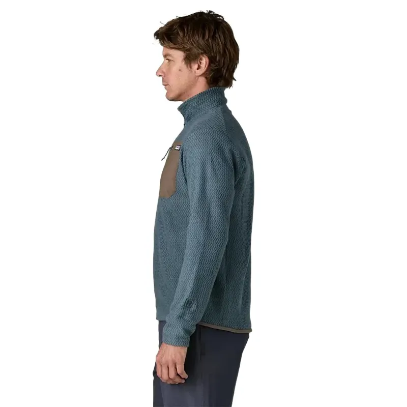 Patagonia Mens R1 Air Zip Neck Fleece in Summit Blue-3
