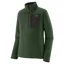 Patagonia Mens R1 Air Zip Neck Fleece in Treeline Green