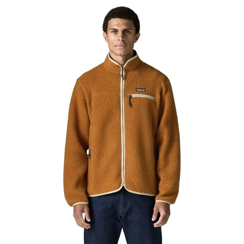 Patagonia Mens Retro Pile Jacket in Cinnamon Brown-1