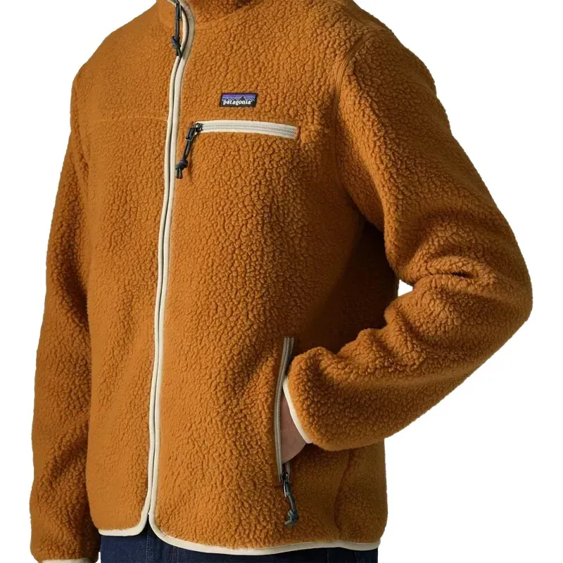 Patagonia Mens Retro Pile Jacket in Cinnamon Brown-4