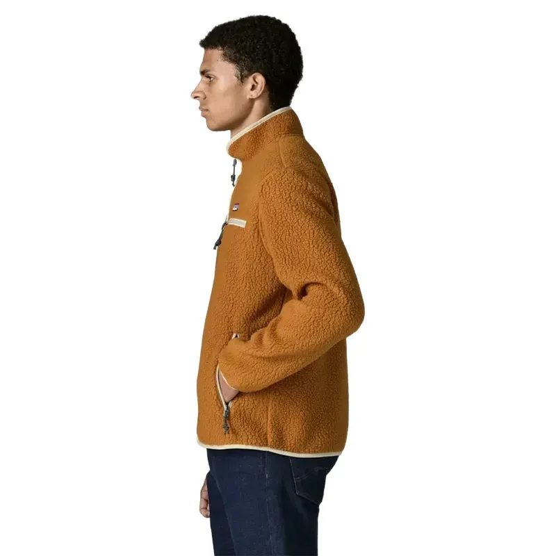 Patagonia Mens Retro Pile Jacket in Cinnamon Brown-3