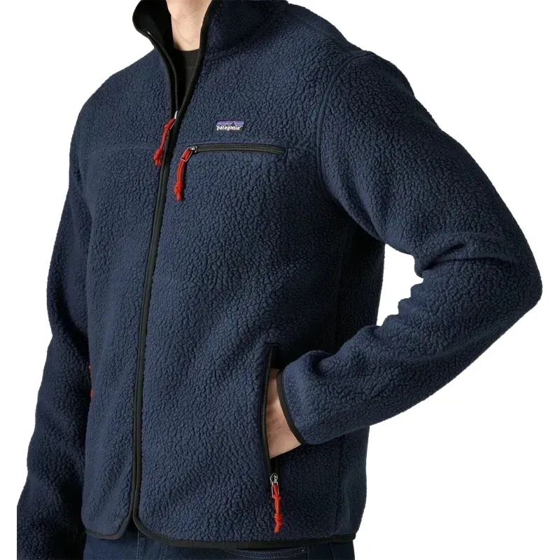 Patagonia Mens Retro Pile Jacket in New Navy-4
