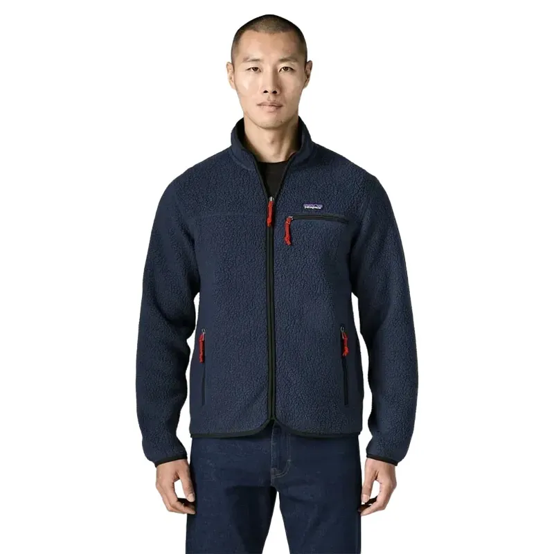 Patagonia Mens Retro Pile Jacket in New Navy-1