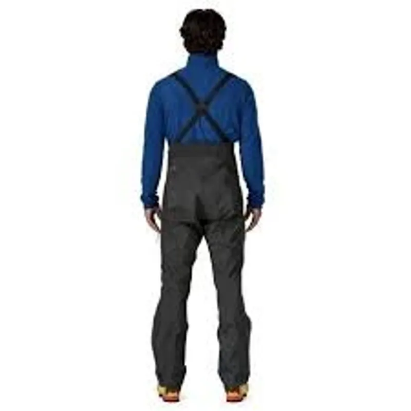 Patagonia Mens Pluma PRO Bibs in Clement Blue-1