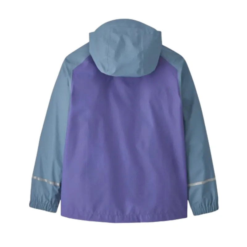 Patagonia Kids Torrentshell 3L Rain Jacket in Light Plume Grey-1