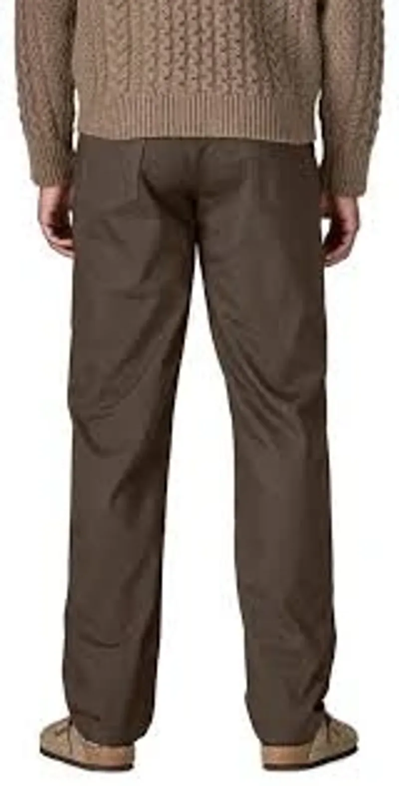 Patagonia Mens Twill Traveler 5-Pocket Pants Regular Length in Otter Brown-1
