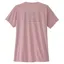 Patagonia Women's Cap Cool Daily Shirt P-6 Cosmos in Fuzzy Mauve / Light Fuzzy Mauve X-Dye