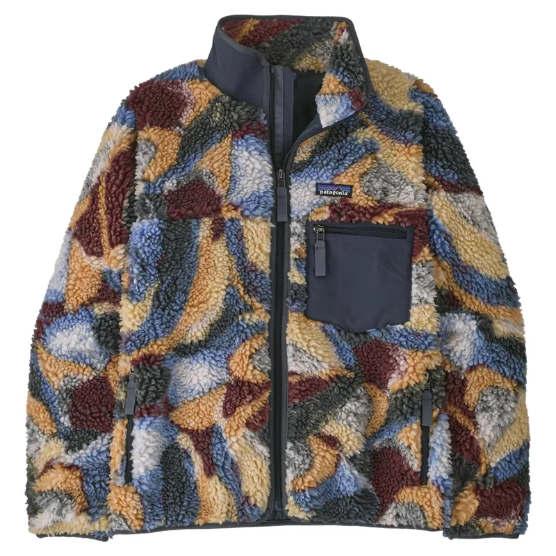 Patagonia Women's Classic Retro-X Fleece Jacket in Smudge / Smolder Blue