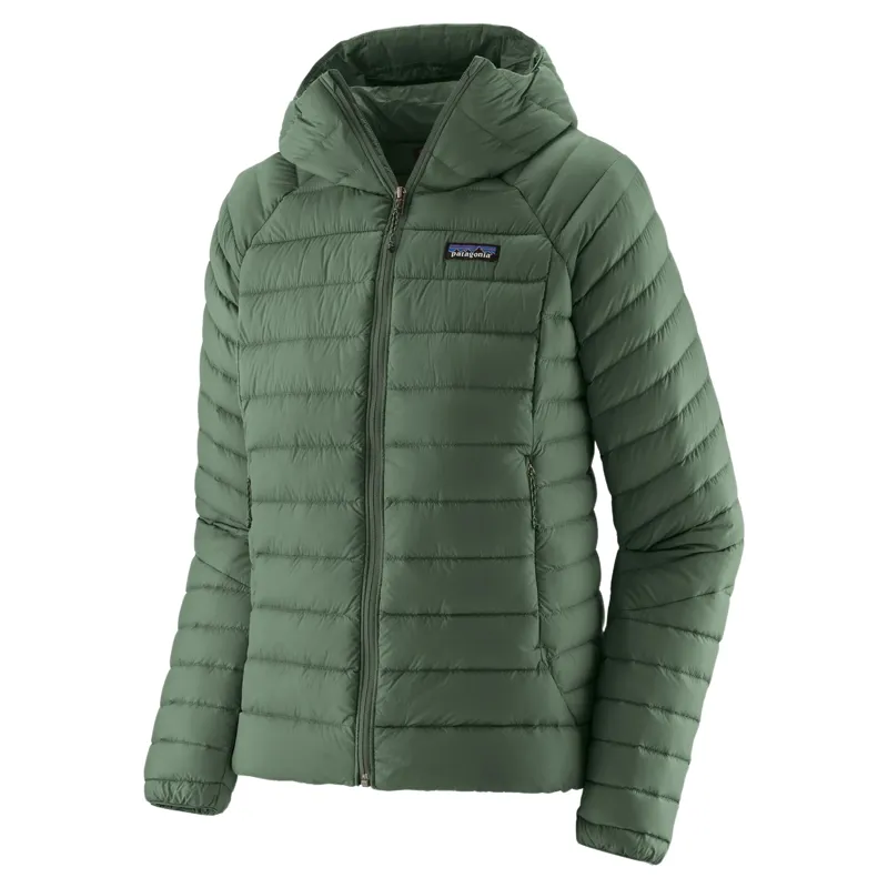 Patagonia Women's Down Sweater Hoody in Canopy Green