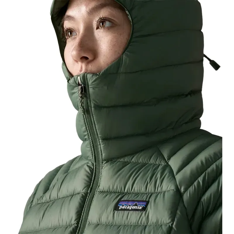 Patagonia Women's Down Sweater Hoody in Canopy Green-6