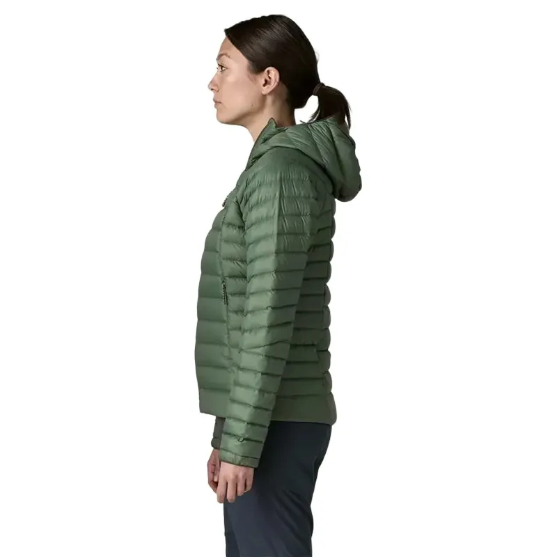Patagonia Women's Down Sweater Hoody in Canopy Green-4