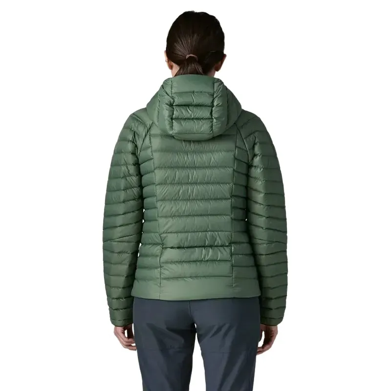 Patagonia Women's Down Sweater Hoody in Canopy Green-2