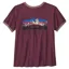 Patagonia Women's Fitz Roy Foothills Ringer Tee in Berry Fig