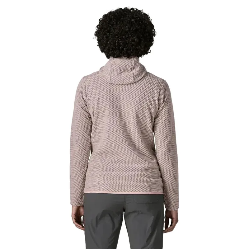 Patagonia Women's R1 Air Full-Zip Hoody in Stingray Mauve-2