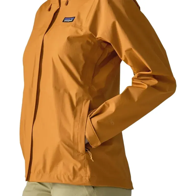 Patagonia Women's Torrentshell 3L Rain Jacket in Cinnamon Brown-4