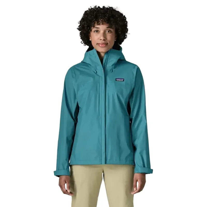 Patagonia Women's Torrentshell 3L Rain Jacket in Glacial Blue-1