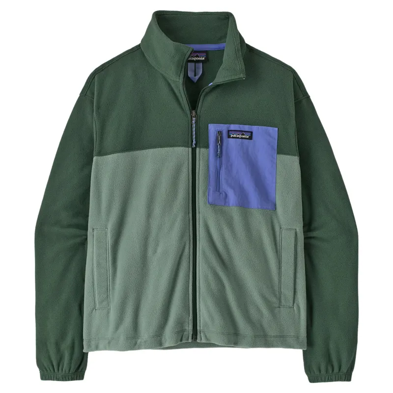Patagonia Womens Micro D Patch Pocket Jacket in Cover Green