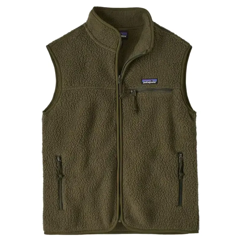 Patagonia Womens Retro Pile Vest in Basin Green
