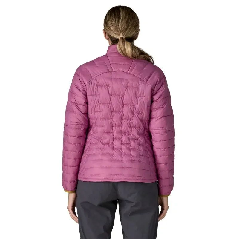 Patagonia Women's Micro Puff Jacket in Faded Magenta-2